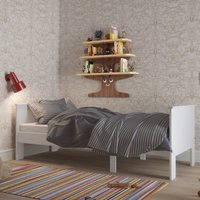 Albia Wooden Extendable Single Day Bed In White