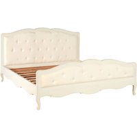 Luria Wooden Super King Size Bed In White
