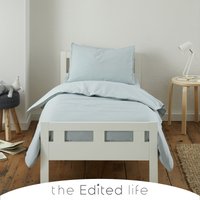 100% Organic Cotton Duvet Cover and Pillowcase Set Organic Cotton Blue Sage