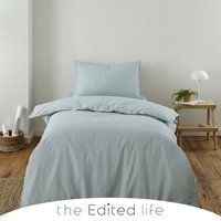 100% Organic Cotton Duvet Cover and Pillowcase Set Organic Cotton Blue Sage