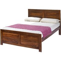 Payton Wooden Super King Size Bed In Sheesham Hardwood