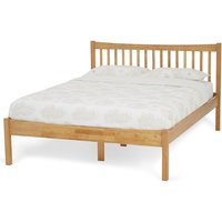 Alice Hevea Wooden Super King Size Bed In Honey Oak