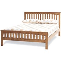 Amelia Hevea Wooden Super King Size Bed In Honey Oak