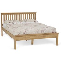 Heather Hevea Wooden Super King Size Bed In Honey Oak