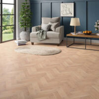 Lusso Capri Fernwood Oak Herringbone Engineered Wood Flooring