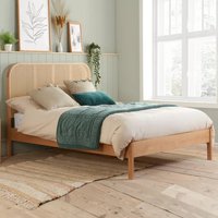 Marot Wooden Super King Size Bed In Oak