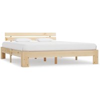 Absecon Wooden Super King Size Bed In Natural